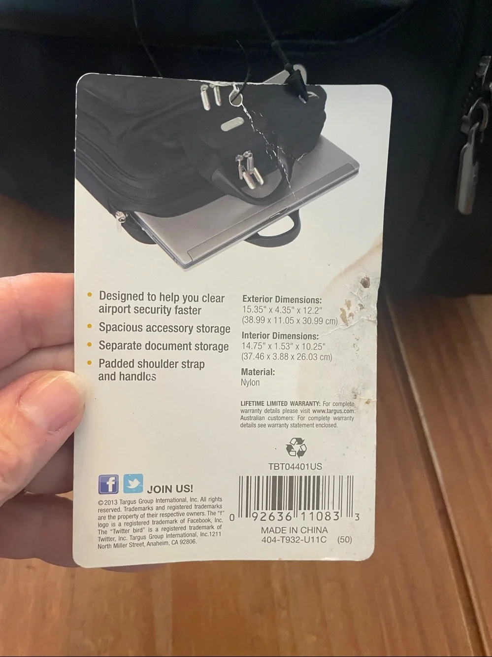 Targus Air Traveler Laptop Case